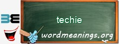 WordMeaning blackboard for techie